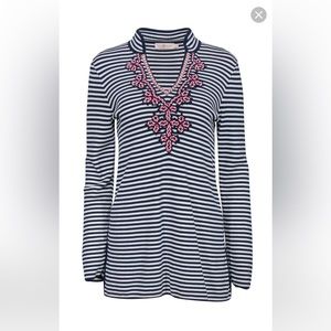 Tory Burch Striped Blouse